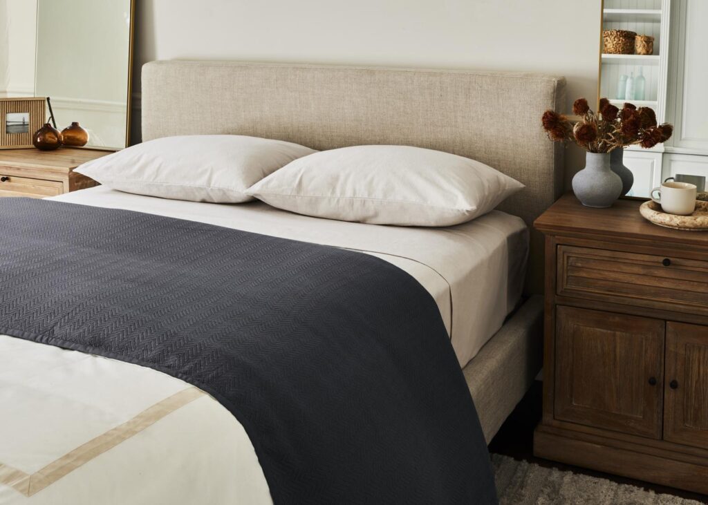 Blanket Herringbone Slate