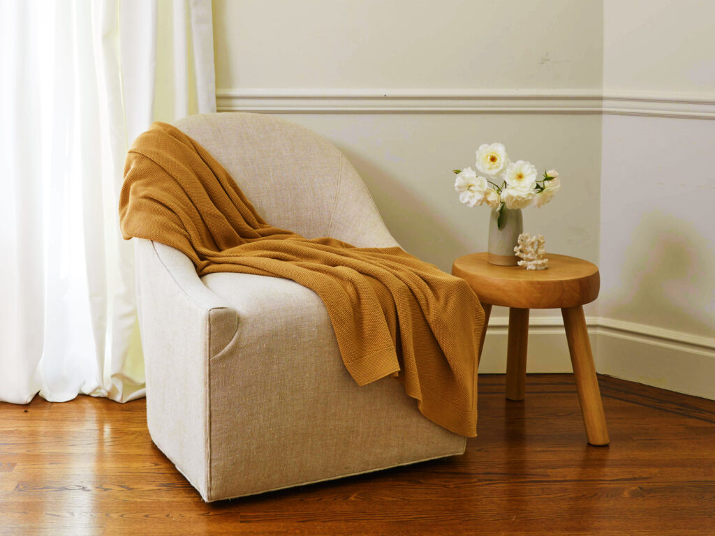 Sweater Knit Blanket Lifestyle