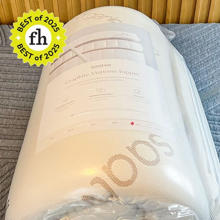 Best Bedding of Saatva Graphite Mattress Topper IMG DKedit FT