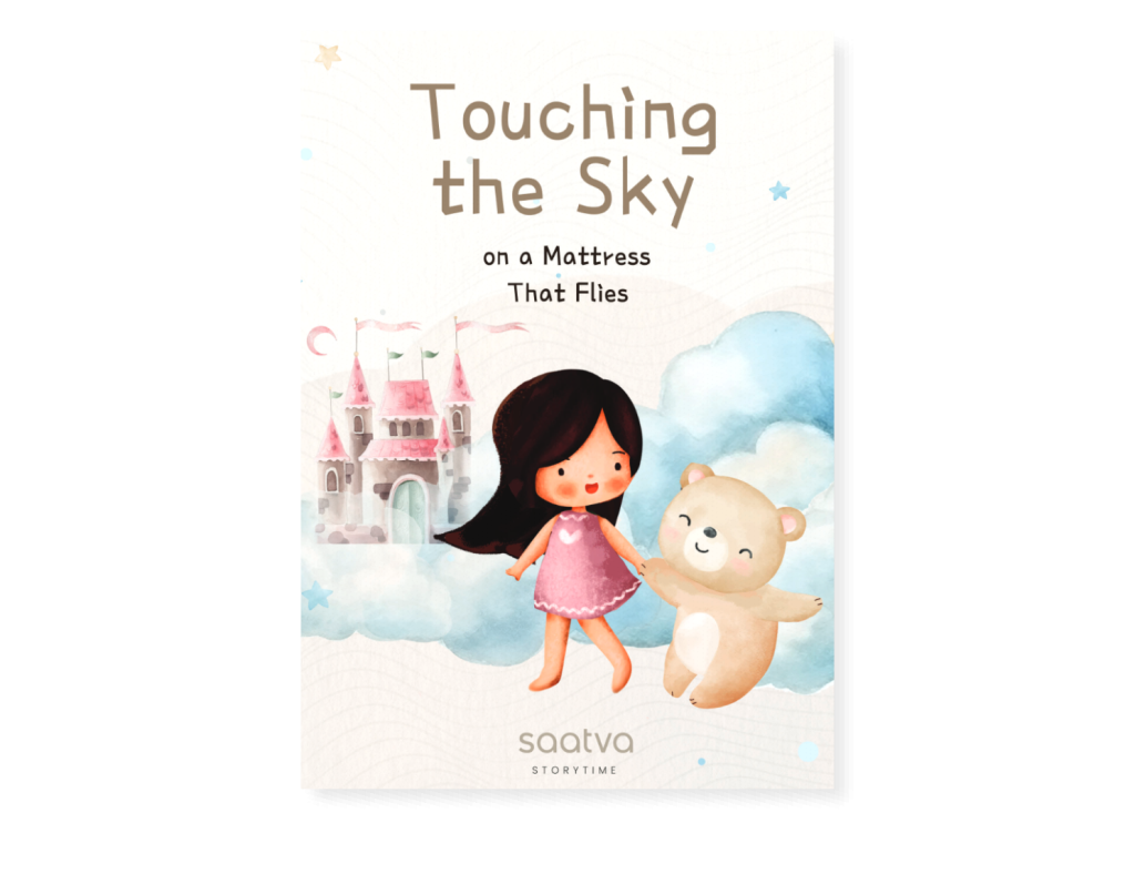 Read the Saatva Bedtime Book Touching the Sky on a Mattress That Flies